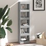 Sonoma graues Regal/Raumteiler 40x30x166 cm von vidaXL, Bücherregale und Regale - Ref: Foro24-813594, Preis: 62,58 €, Rabatt: %