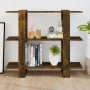 Shelving unit/space divider in smoked oak color 100x30x87 cm by vidaXL, Bookcases and shelves - Ref: Foro24-813566, Price: 50...