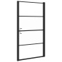 Schwarze Duschtür aus halbmattiertem Glas, 100 x 178 cm von vidaXL, Duschtüren - Ref: Foro24-151867, Preis: 220,99 €, Rabatt: %