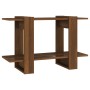 Regal/Raumteiler aus brauner Eiche, 80 x 30 x 51 cm von vidaXL, Bücherregale und Regale - Ref: Foro24-813583, Preis: 24,60 €,...