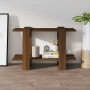 Regal/Raumteiler aus brauner Eiche, 80 x 30 x 51 cm von vidaXL, Bücherregale und Regale - Ref: Foro24-813583, Preis: 24,60 €,...