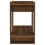 Regal/Raumteiler aus brauner Eiche, 80 x 30 x 51 cm von vidaXL, Bücherregale und Regale - Ref: Foro24-813583, Preis: 24,60 €,...