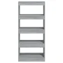 Estantería madera contrachapada gris Sonoma 60x30x135 cm de vidaXL, Librerías y estanterías - Ref: Foro24-813606, Precio: 53,...