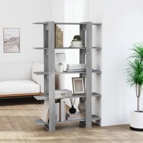 Sonoma gray shelving/space divider 100x30x160 cm by vidaXL, Bookcases and shelves - Ref: Foro24-813561, Price: 67,12 €, Disco...