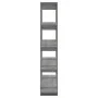 Estantería/divisor de espacios gris Sonoma 100x30x160 cm de vidaXL, Librerías y estanterías - Ref: Foro24-813561, Precio: 67,...