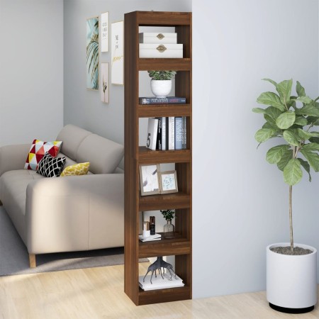Braunes Eichenbuchregal/Raumteiler 40x30x198 cm von vidaXL, Bücherregale und Regale - Ref: Foro24-813598, Preis: 85,21 €, Rab...