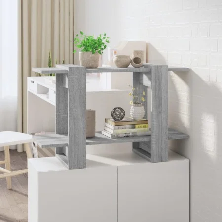 Estantería/divisor de espacios gris Sonoma 80x30x51 cm de vidaXL, Librerías y estanterías - Ref: Foro24-813582, Precio: 26,11...