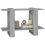 Sonoma graues Regal/Raumteiler 80x30x51 cm von vidaXL, Bücherregale und Regale - Ref: Foro24-813582, Preis: 26,35 €, Rabatt: %