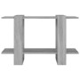 Sonoma graues Regal/Raumteiler 80x30x51 cm von vidaXL, Bücherregale und Regale - Ref: Foro24-813582, Preis: 26,35 €, Rabatt: %