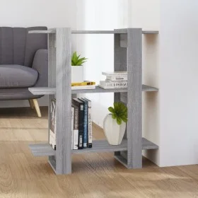 Gray Sonoma shelf/space divider 80x30x87 cm by vidaXL, Bookcases and shelves - Ref: Foro24-813579, Price: 46,89 €, Discount: %