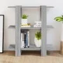 Gray Sonoma shelf/space divider 80x30x87 cm by vidaXL, Bookcases and shelves - Ref: Foro24-813579, Price: 46,89 €, Discount: %
