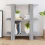 Sonoma grau Regal/Raumteiler 80x30x87 cm von vidaXL, Bücherregale und Regale - Ref: Foro24-813579, Preis: 47,47 €, Rabatt: %