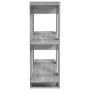 Sonoma grau Regal/Raumteiler 80x30x87 cm von vidaXL, Bücherregale und Regale - Ref: Foro24-813579, Preis: 47,47 €, Rabatt: %