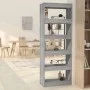 Sonoma gray engineered wood shelf/divider 60x30x166 cm by vidaXL, Bookcases and shelves - Ref: Foro24-813609, Price: 65,44 €,...
