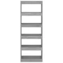 Sonoma gray engineered wood shelf/divider 60x30x166 cm by vidaXL, Bookcases and shelves - Ref: Foro24-813609, Price: 65,44 €,...