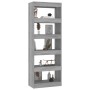 Regal/Trennwand aus technischem Holz in Sonoma-Grau, 60 x 30 x 166 cm von vidaXL, Bücherregale und Regale - Ref: Foro24-81360...