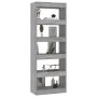 Sonoma gray engineered wood shelf/divider 60x30x166 cm by vidaXL, Bookcases and shelves - Ref: Foro24-813609, Price: 65,44 €,...