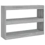 Estantería/divisor de espacios gris Sonoma 100x30x72 cm de vidaXL, Librerías y estanterías - Ref: Foro24-813630, Precio: 54,1...