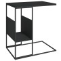 Black plywood side table 55x36x59.5 cm by vidaXL, Coffee table - Ref: Foro24-343105, Price: 36,57 €, Discount: %