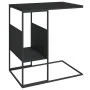 Black plywood side table 55x36x59.5 cm by vidaXL, Coffee table - Ref: Foro24-343105, Price: 35,67 €, Discount: %