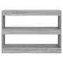 Estantería/divisor de espacios gris Sonoma 100x30x72 cm de vidaXL, Librerías y estanterías - Ref: Foro24-813630, Precio: 54,1...