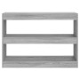 Sonoma graues Regal/Raumteiler 100x30x72 cm von vidaXL, Bücherregale und Regale - Ref: Foro24-813630, Preis: 54,80 €, Rabatt: %