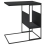 Schwarzer Beistelltisch aus Sperrholz, 55 x 36 x 59,5 cm von vidaXL, Couchtisch - Ref: Foro24-343105, Preis: 36,57 €, Rabatt: %
