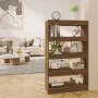 Shelf/divider engineered wood brown oak 80x30x135 cm by vidaXL, Bookcases and shelves - Ref: Foro24-813622, Price: 67,52 €, D...