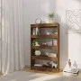 Shelf/divider engineered wood brown oak 80x30x135 cm by vidaXL, Bookcases and shelves - Ref: Foro24-813622, Price: 67,52 €, D...