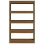 Shelf/divider engineered wood brown oak 80x30x135 cm by vidaXL, Bookcases and shelves - Ref: Foro24-813622, Price: 67,52 €, D...