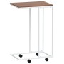 Mesa auxiliar con ruedas madera ingeniería blanco 40x30x63,5 cm de vidaXL, Mesas de centro - Ref: Foro24-343098, Precio: 32,3...