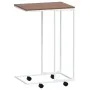Side table with wheels, engineered wood, white, 40x30x63.5 cm by vidaXL, Coffee table - Ref: Foro24-343098, Price: 31,86 €, D...