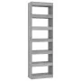Sonoma graues Regal/Raumteiler 60x30x198 cm von vidaXL, Bücherregale und Regale - Ref: Foro24-813612, Preis: 85,66 €, Rabatt: %