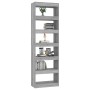 Sonoma graues Regal/Raumteiler 60x30x198 cm von vidaXL, Bücherregale und Regale - Ref: Foro24-813612, Preis: 86,62 €, Rabatt: %