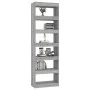Sonoma graues Regal/Raumteiler 60x30x198 cm von vidaXL, Bücherregale und Regale - Ref: Foro24-813612, Preis: 85,66 €, Rabatt: %
