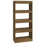 Regal aus eichenbraunem Sperrholz, 60 x 30 x 135 cm von vidaXL, Bücherregale und Regale - Ref: Foro24-813607, Preis: 53,85 €,...