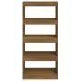 Oak brown plywood shelf 60x30x135 cm by vidaXL, Bookcases and shelves - Ref: Foro24-813607, Price: 53,34 €, Discount: %