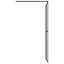 Barrierefreie Duschwand aus dunklem Hartglas 80x195 cm von vidaXL, Duschwände und Duschwände - Ref: Foro24-151884, Preis: 193...