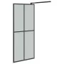 Barrierefreie Duschwand aus dunklem Hartglas 80x195 cm von vidaXL, Duschwände und Duschwände - Ref: Foro24-151884, Preis: 181...