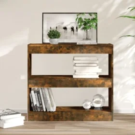 Smoked oak shelving/space divider 80x30x72 cm by vidaXL, Bookcases and shelves - Ref: Foro24-813614, Price: 55,54 €, Discount: %