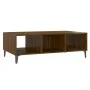 Oak brown engineered wood coffee table 103.5x60x35 cm by vidaXL, Coffee table - Ref: Foro24-813181, Price: 59,28 €, Discount: %