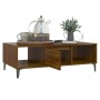 Oak brown engineered wood coffee table 103.5x60x35 cm by vidaXL, Coffee table - Ref: Foro24-813181, Price: 59,30 €, Discount: %