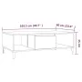 Couchtisch aus eichenbraunem Holzwerkstoff, 103,5 x 60 x 35 cm von vidaXL, Couchtisch - Ref: Foro24-813181, Preis: 59,28 €, R...