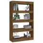 Eiche geräuchert Holzwerkstoffboden/Teiler 80x30x135 cm von vidaXL, Bücherregale und Regale - Ref: Foro24-813620, Preis: 71,7...