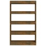 Eiche geräuchert Holzwerkstoffboden/Teiler 80x30x135 cm von vidaXL, Bücherregale und Regale - Ref: Foro24-813620, Preis: 71,7...