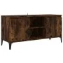 TV-Schrank mit Metallbeinen aus geräucherter Eiche, 103,5 x 35 x 50 cm von vidaXL, TV-Möbel - Ref: Foro24-813161, Preis: 57,8...