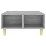 Sonoma-Couchtisch aus grauem Holzwerkstoff, 60 x 60 x 30 cm von vidaXL, Couchtisch - Ref: Foro24-813165, Preis: 48,11 €, Raba...