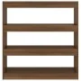 Regal/Raumteiler Eiche braun 100x30x103 cm von vidaXL, Bücherregale und Regale - Ref: Foro24-813634, Preis: 79,68 €, Rabatt: %
