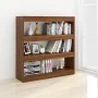 Regal/Raumteiler Eiche braun 100x30x103 cm von vidaXL, Bücherregale und Regale - Ref: Foro24-813634, Preis: 79,68 €, Rabatt: %