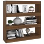Regal/Raumteiler Eiche braun 100x30x103 cm von vidaXL, Bücherregale und Regale - Ref: Foro24-813634, Preis: 80,95 €, Rabatt: %